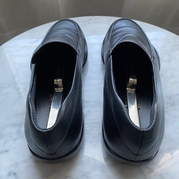 Prada Men's Black Loafer - PS0950 Size 8.5 - Excellent Condition - Picture 6 of 14